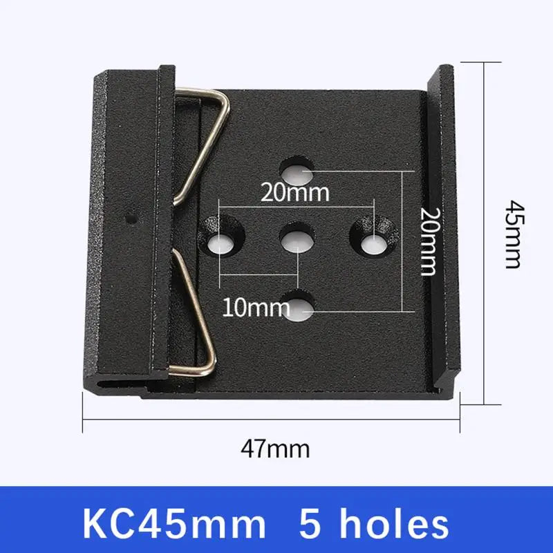 25/35/45MM Metal DIN Rail Fixed Clamp Clip Relay Mounting Buckle Simple Fixing Rack With Mounting Holes Peaceful Pleasures Health and Wellness 14