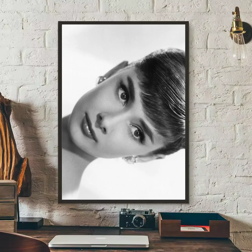 Audrey Hepburn HD Wall Poster – Waterproof PVC Sticky Decor Wall Art Poster Peaceful Pleasures Health and Wellness