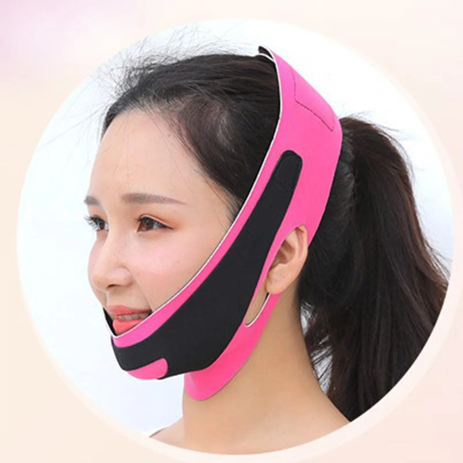 Anti Snoring Chin Strap for Women Adjustable Instant Face Slimmer for Men and Women Better Sleep Peaceful Pleasures Health and Wellness