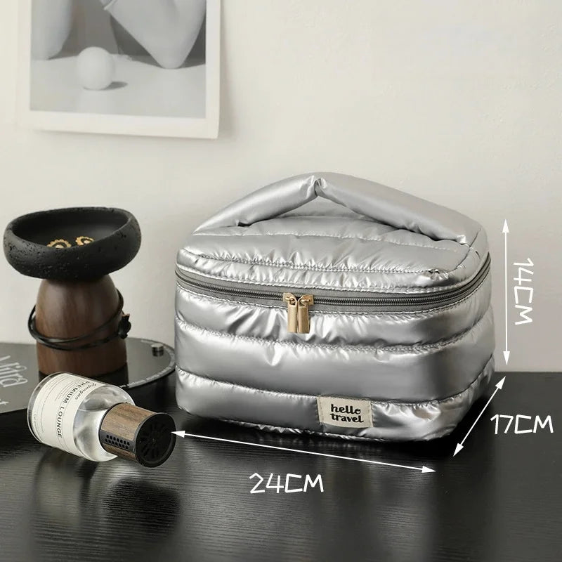 Large Waterproof Travel Makeup Bag – Women's Cosmetic Organizer