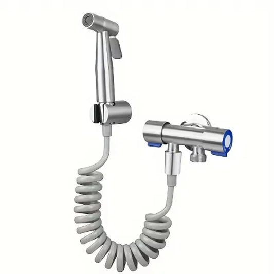 YANKE Handheld Shower Spray Kit – Stainless Steel & Wall Bracket Handheld Shower Kit Peaceful Pleasures Health and Wellness