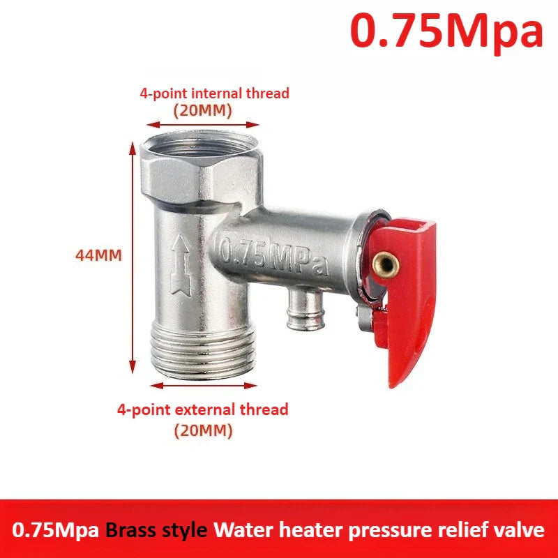 Brass Adjustable Pressure Relief Safety Valve | Water Systems