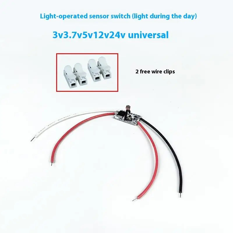 DC 3.7V–24V 5A Photocell Light Sensor Switch | Auto On/Off