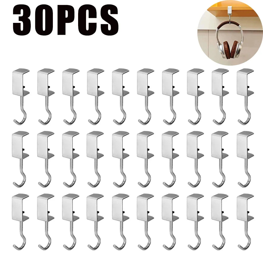 Heavy Duty No Drill Adhesive Wall Hooks – No Nail, Multi-Use