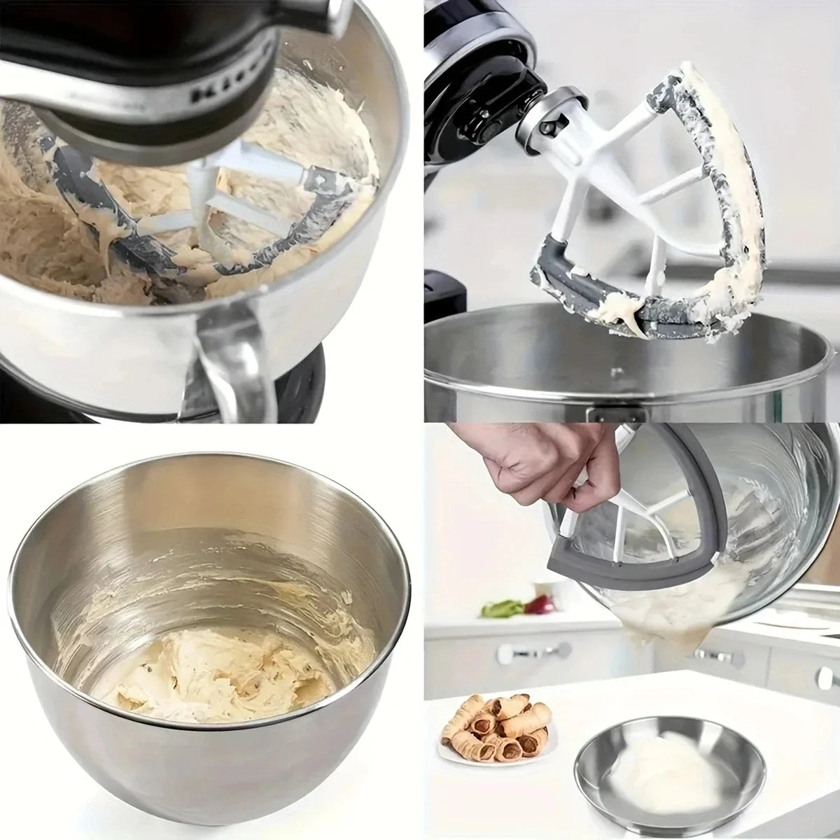 4.5-5 inch silicone accessories compatible with KitchenAid tilt head vertical mixer to enhance your baking experience Peaceful Pleasures Health and Wellness