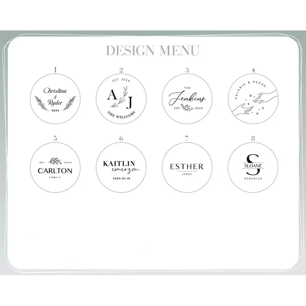 10-Pack Custom Engraved Cork Coasters | Wedding & Party Favors