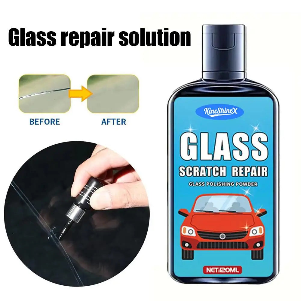 Car Glass Scratch Repair Paste & Polishing Kit | 120ml