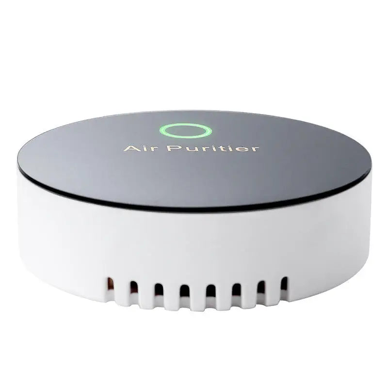 Car Air Purifier Negative Ion Generator Smoke Dust Odor Removal Filtration Element For Home Vehicle Usb Electronic Air Purifier Peaceful Pleasures Health and Wellness WHITE
