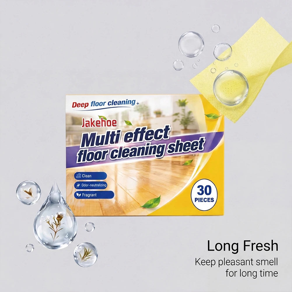 Floor Cleaning Sheet,Household Floor Cleaning Concentrate Sheets,Efficient Stain Removal Multifunctional Floor Cleaning Sheet Peaceful Pleasures Health and Wellness