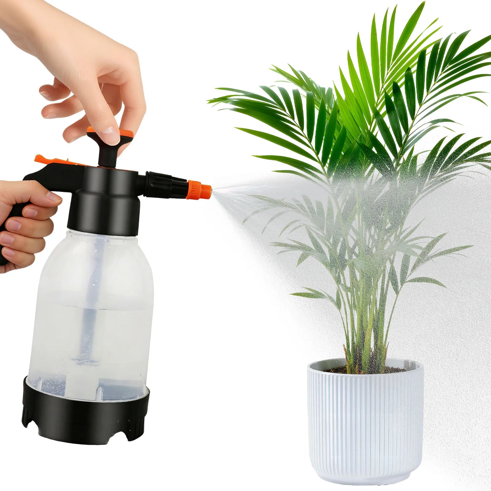 1.2L Garden Flower Spraying Hand-held Car Wash Can Plants Watering For Car Home Gardening Air Pressure Sprayer Cleaning Tools Peaceful Pleasures Health and Wellness