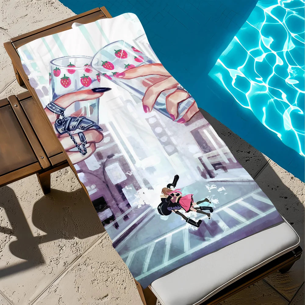 Nana Osaki Anime Quick-Dry Beach Towel | Soft Microfiber Pool Towel