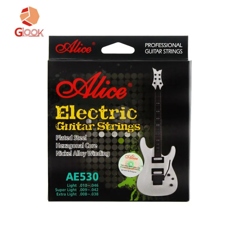 Alice Electric Guitar Strings Nickel Plated 1-6 Rust Proof 010 008