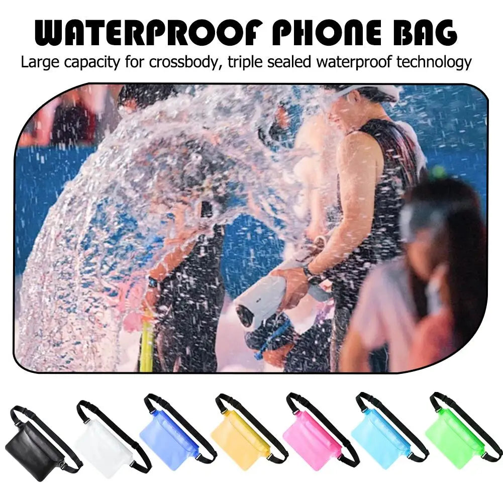 Waterproof Waist Bag – PVC Dry Bag for Water Sports Peaceful Pleasures Health and Wellness