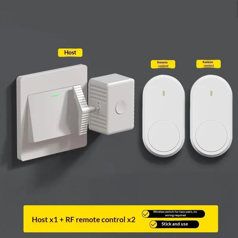 1pc Intelligent Type-C Rechargeable Lazy Remote Control Switch Wireless Control Light Switch Off Tool Automatic Button Pusher Peaceful Pleasures Health and Wellness A4 0