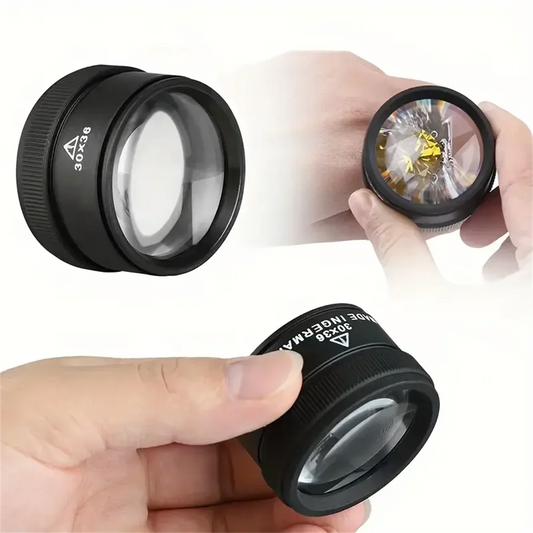 Optical Magnifying Glass 30x36 Portable Pocket Electronics Magnifyier For Jewelry Coin Stamps Watch Repair Magnifying Glass Peaceful Pleasures Health and Wellness