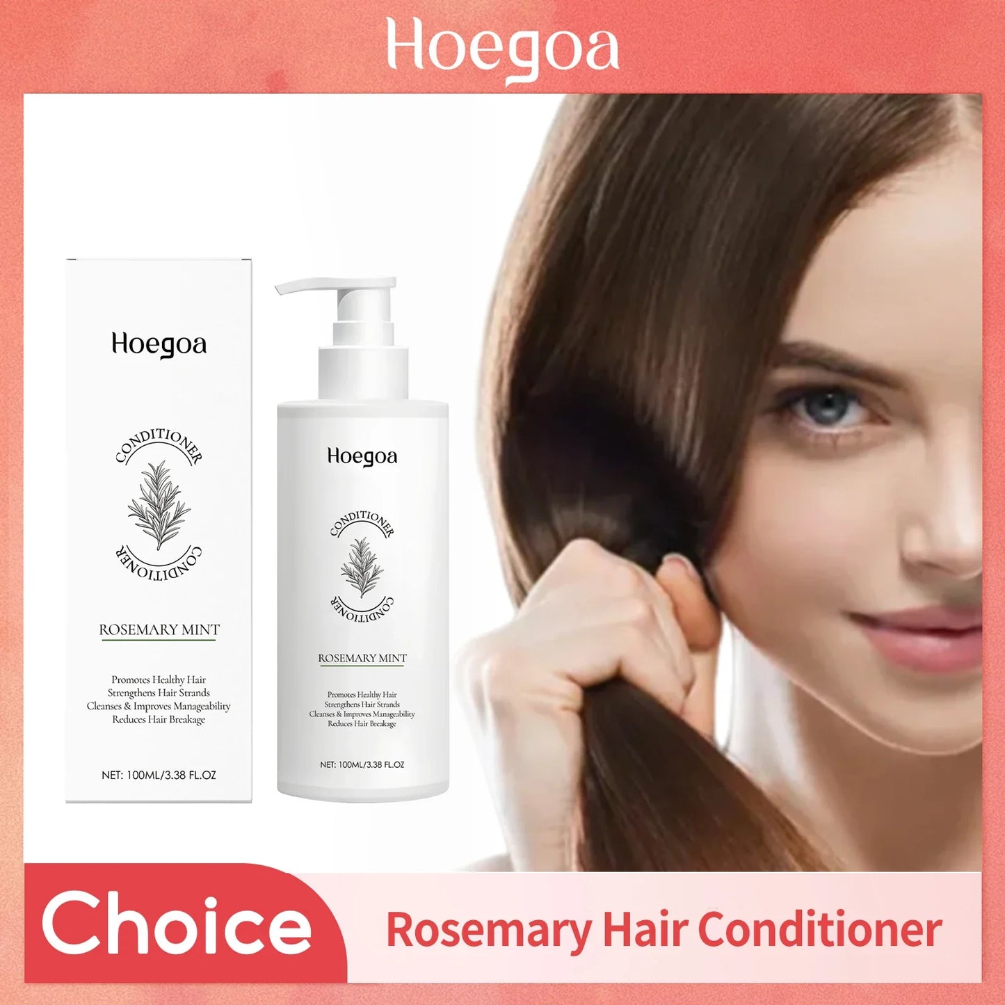 HOEGOA Rosemary Oil Conditioner – Smooth, Moisturize & Nourish