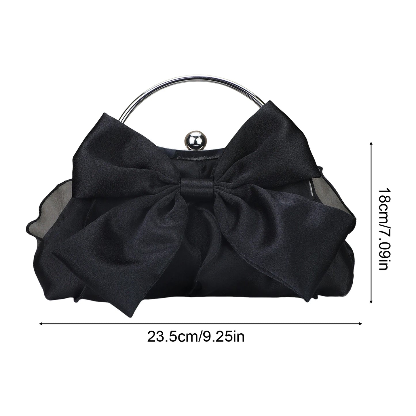 Evening Clutch Bag For Wedding Party Prom-PU Leather Chain Strap Handbag Peaceful Pleasures Health and Wellness