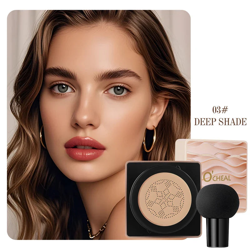 O'CHEAL Mushroom Cushion CC Cream – Waterproof & Oil Control