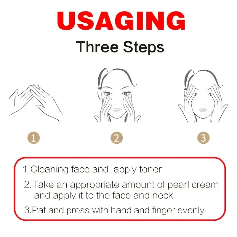 Hydrating Pearl Cream, Which Can Moisturize Facial Skin, Improve Even Skin Tone, Cover Up Defects Peaceful Pleasures Health and Wellness