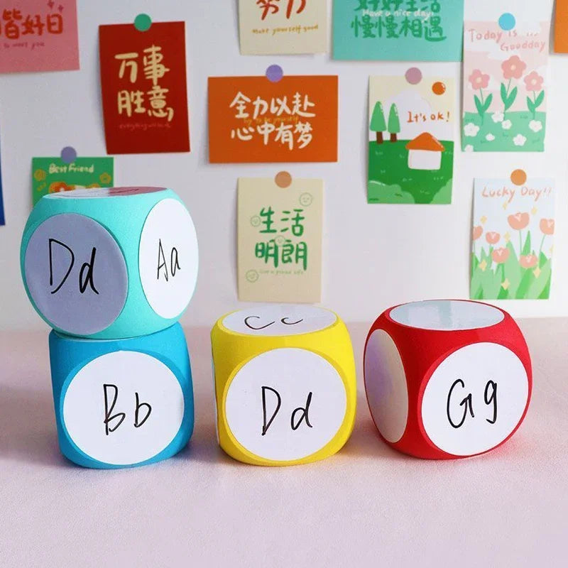 EVA Foam Erasable Dice Random Soft Reusable Parents Kids Interactive