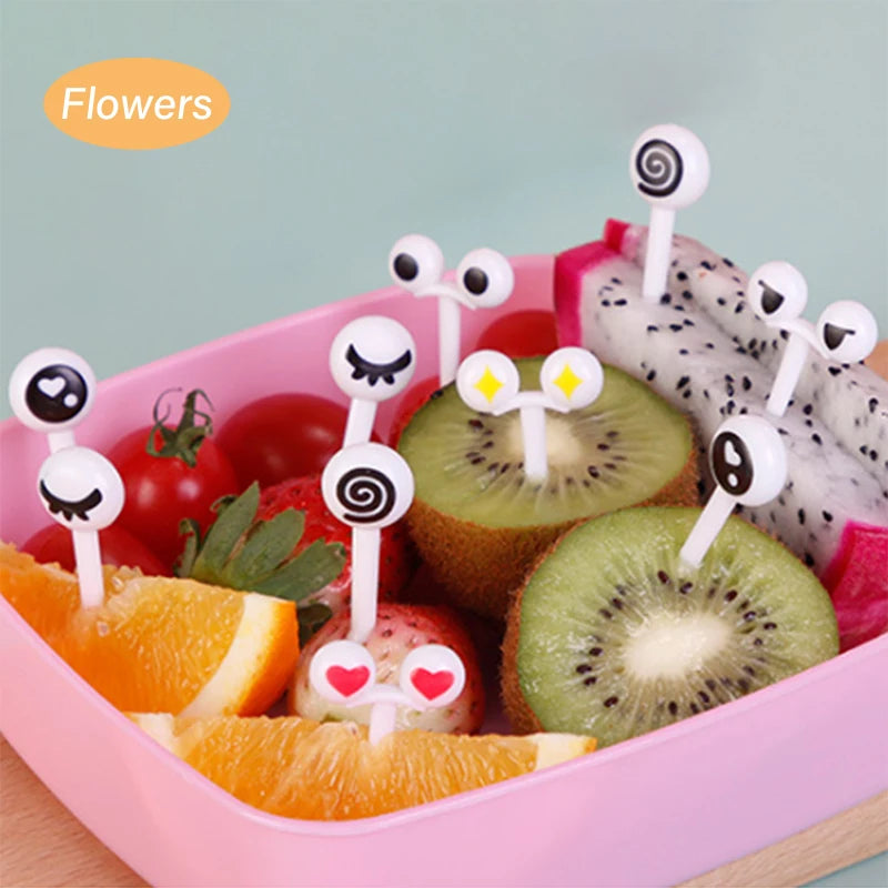 Kids Animal Cartoon Food Picks – Fun Fruit & Snack Forks