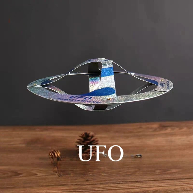 Anti-Gravity Ufo Saucer Floating Disc, Hovering Plate, Unusual Flying Object, Space Exploration Accessory, Cool Gift Idea Peaceful Pleasures Health and Wellness