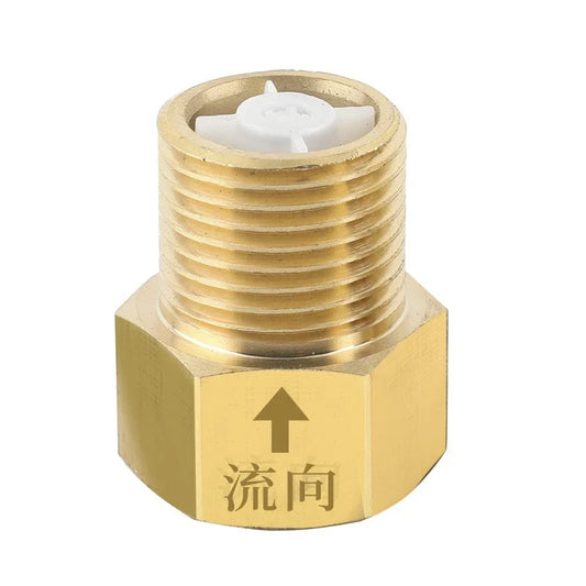 Copper 1/2" One-Way Check Valve – Anti-Backflow Threaded Plumbing Check Valve Oasis Select