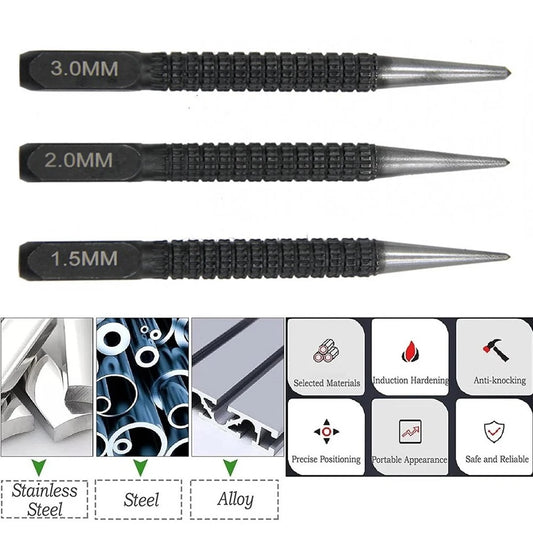 1 Alloy Steel Center Punch Scriber Marke Metal Wood Marking Drilling Peaceful Pleasures Health and Wellness
