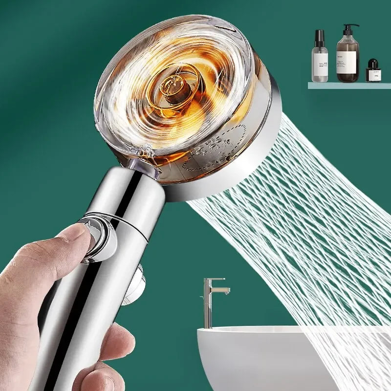 High-Pressure Water-Saving Handheld Shower Head | Chrome