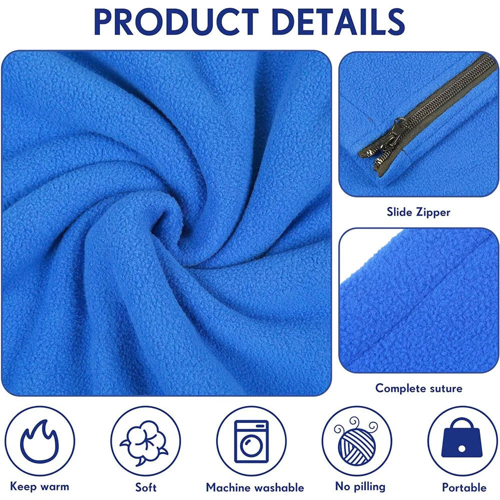 Soft Fleece Sleeping Bag Liner – Ultralight Camping Blanket
