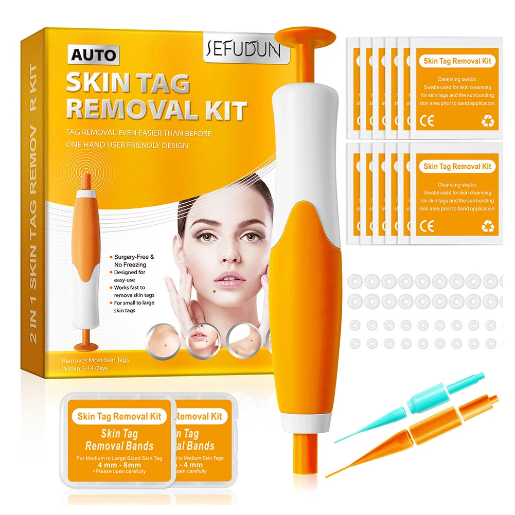 2-in-1 Skin Tag Remover Kit – Auto Micro Device Peaceful Pleasures Health and Wellness Orange spain