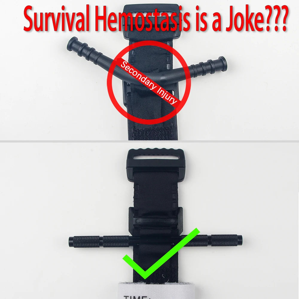 ‌Aluminium Capstan Tourniquet Camping Equipment Outdoor Fast Hemostasis Ifak Emergency Tactical Survival First Aid Kit Peaceful Pleasures Health and Wellness