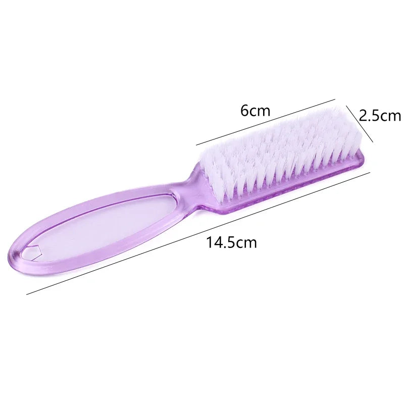 5-Pack Nail Cleaning Brushes | Manicure & Pedicure Scrub Set Nail Cleaning Brush Peaceful Pleasures Health and Wellness