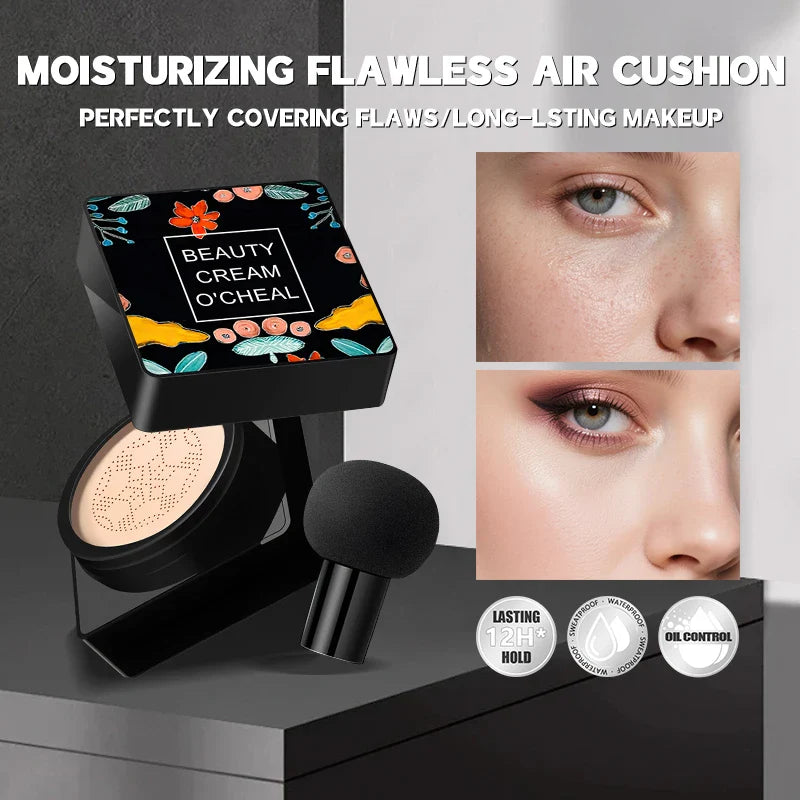 O'CHEAL Mushroom Cushion CC Cream – Waterproof & Oil Control