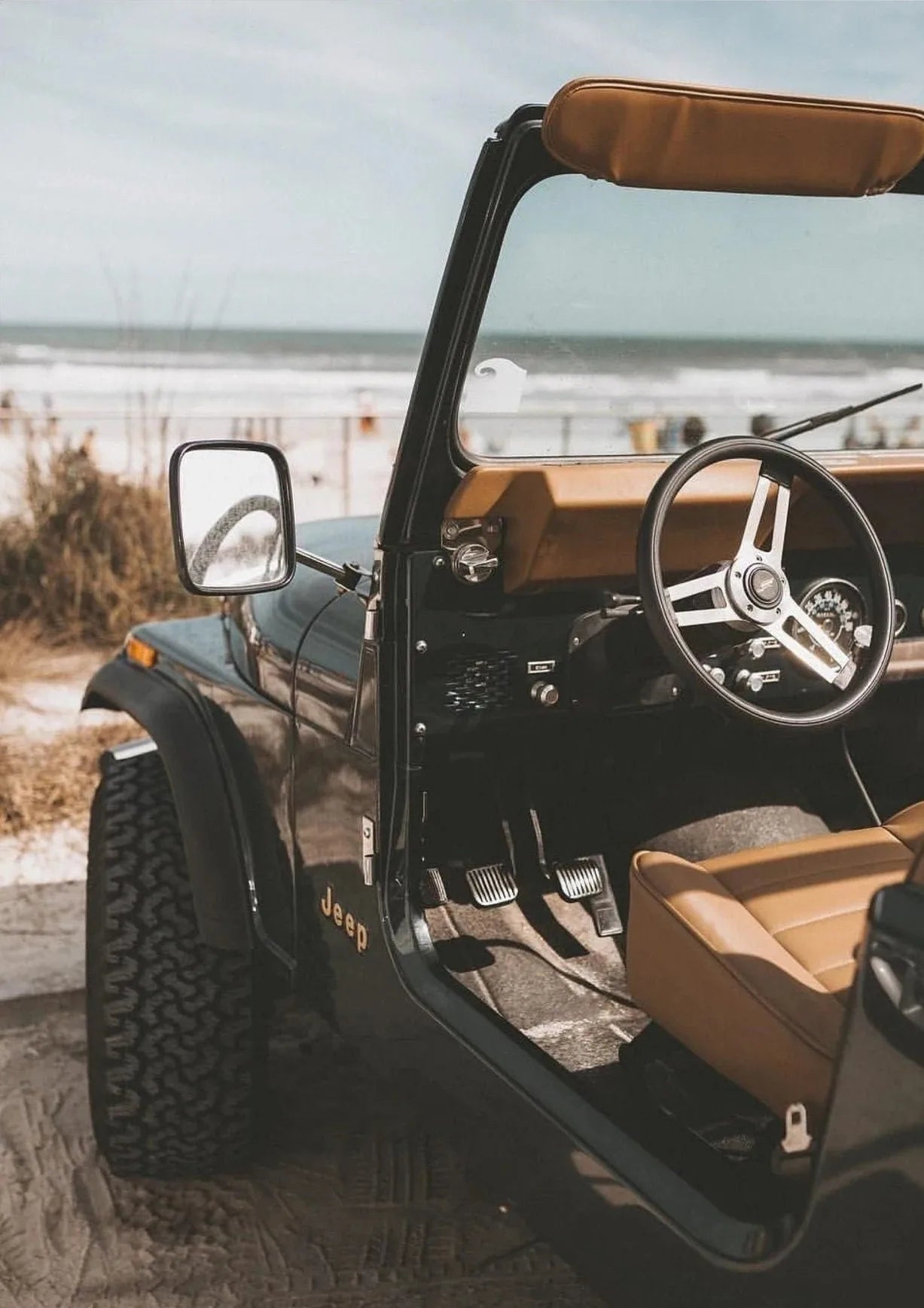 Jeep Cherokee XJ Wrangler Retro Canvas Wall Art Print Canvas Wall Art Print Peaceful Pleasures Health and Wellness 14 50x70cm
