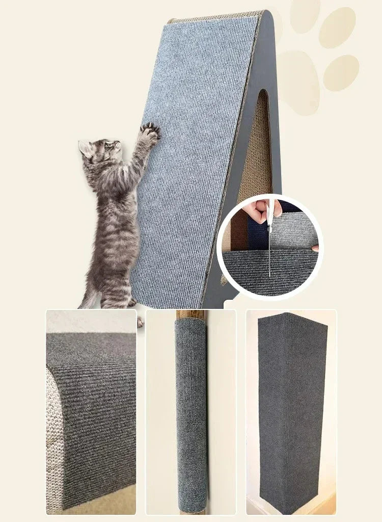 Sofa Scratching Post for ats Stuff Self- Adhesive Tape Carpet Scrapers for Cats Claw Sharpener Scratcher Accessories Scraper Pet Peaceful Pleasures Health and Wellness