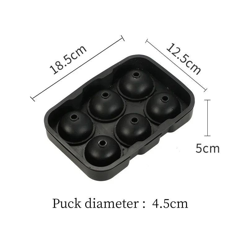 Silicone Ice Cube Mold & Ice Ball Maker | 4/6/8/15 Compartments