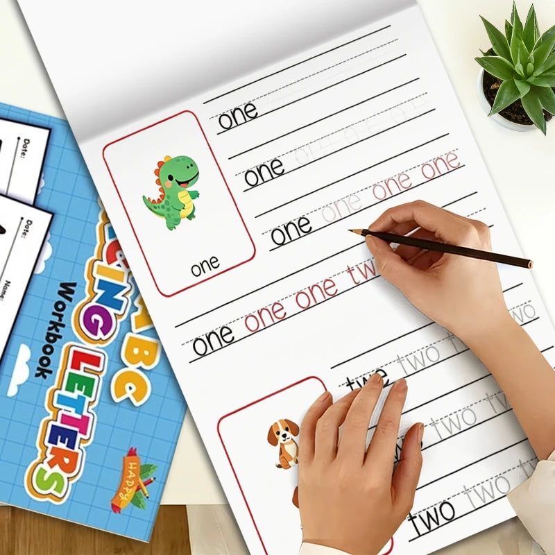 32-Page Abc Letter Tracing Practice Book Suitable Preschoolers