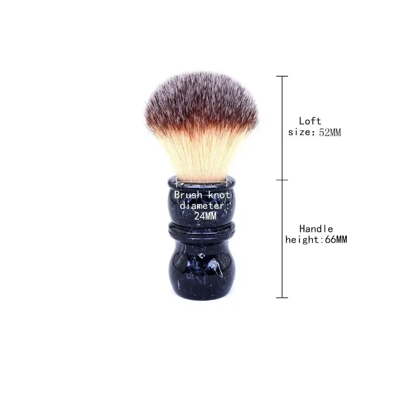 YAQI 24mm Resin Handle Synthetic Shaving Brush for Men