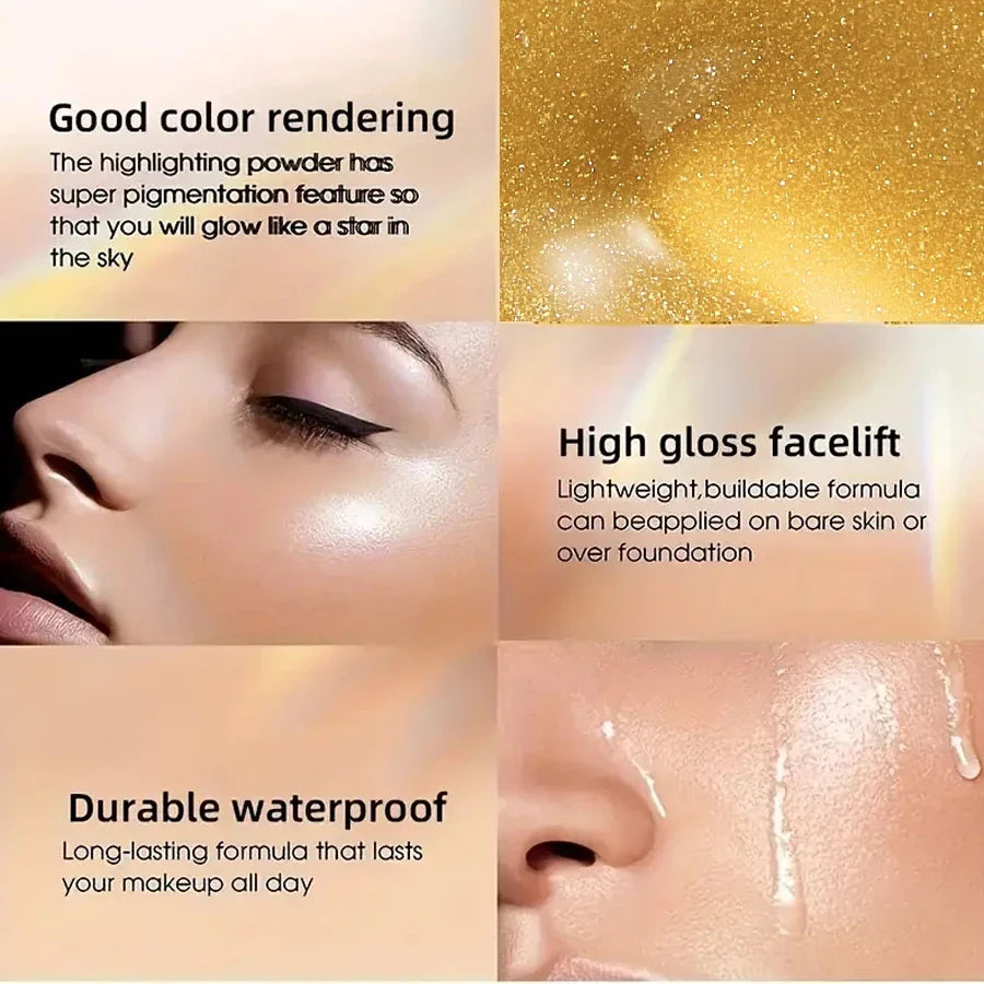 MCD 7-Color Liquid Highlighter & Bronzer Contour Face Makeup
