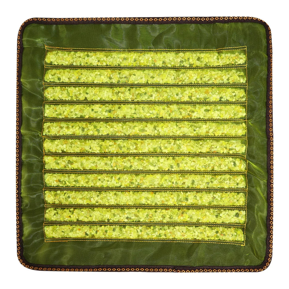 Jade Cooling Seat Cushion | Natural Stone Chair Pad, No Power