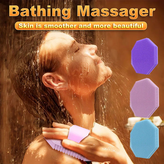 Silicone Scalp Massage & Body Exfoliating Bath Brush Silicone Bath Brush Oasis Select