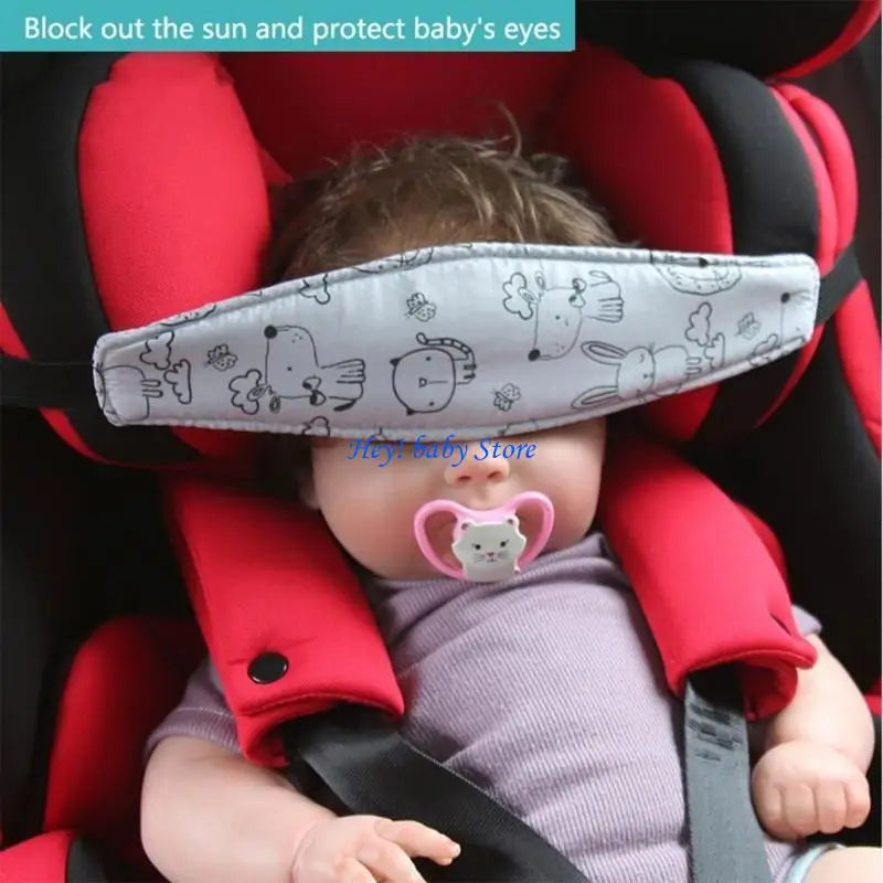 Baby Toddler Car Seat Head Support Safety Pillow with Strap