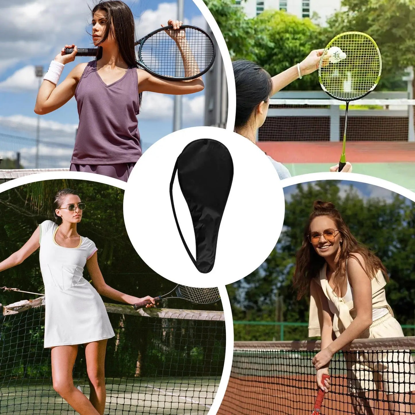 Waterproof Oxford Tennis Racket Shoulder Bag | Single Pack