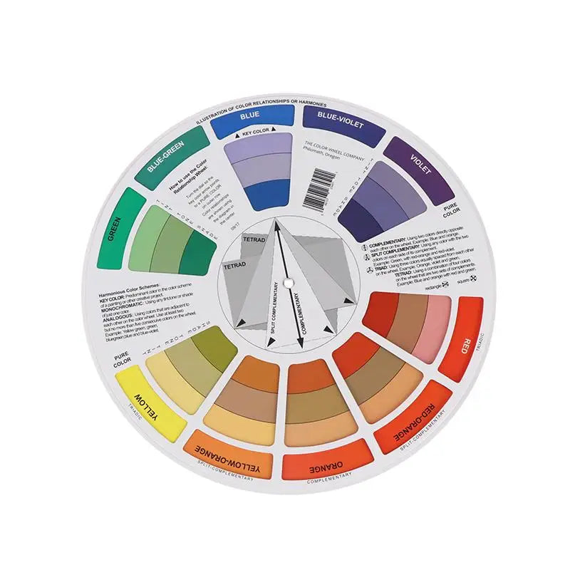 2-Pack Color Mixing Wheel Guide – Nails, Makeup & Art