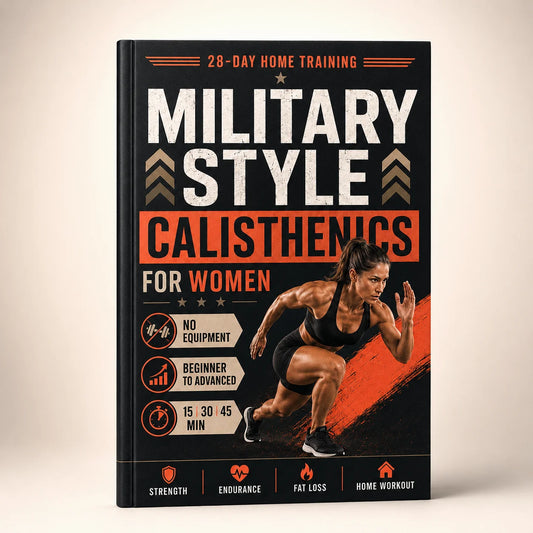 Military Calisthenics Women 28 Day Home Workout Program No Equipment Peaceful Pleasures Health and Wellness HHB-A0-473