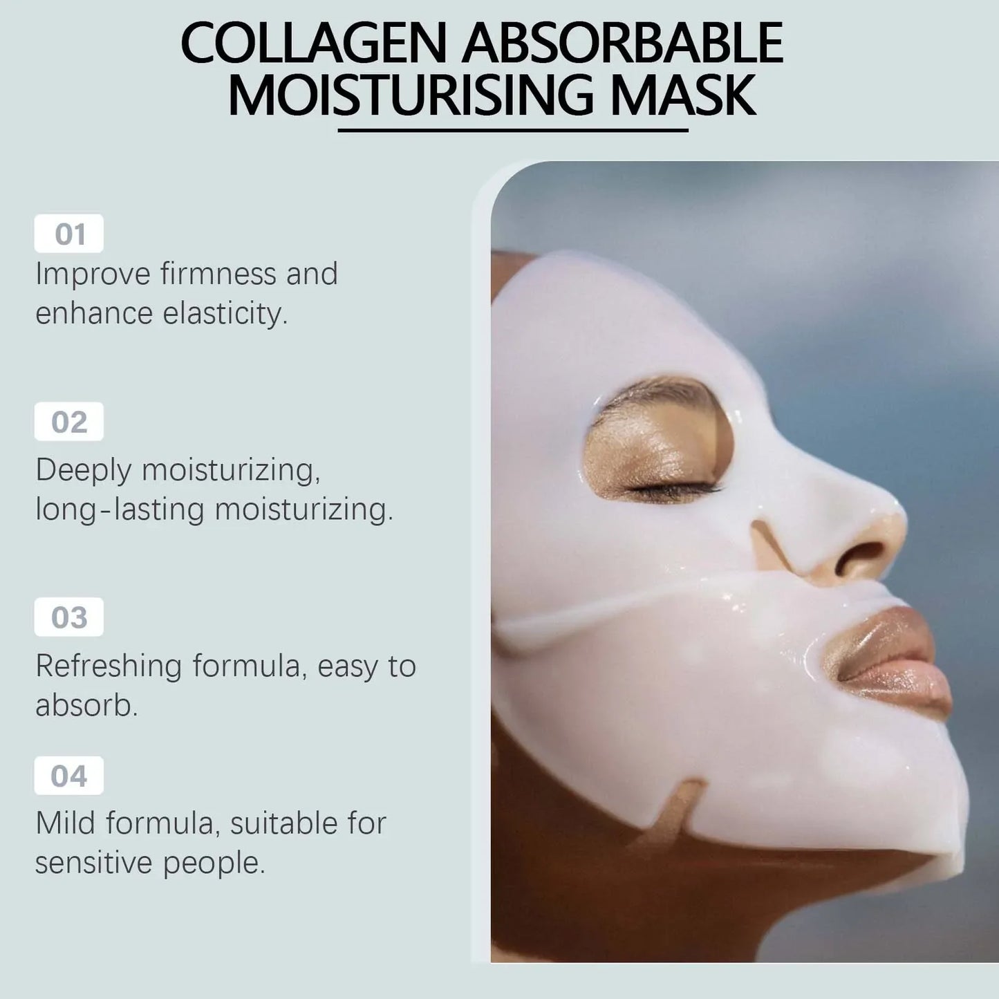 Hoygi Collagen Sheet Mask – Hydrating, Pore-Minimizing & Anti-Aging