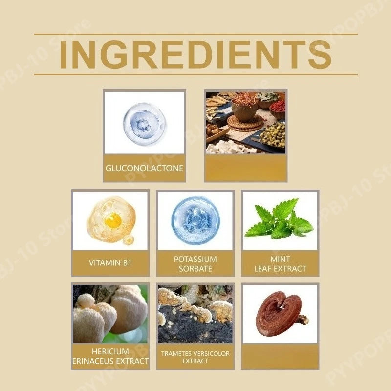 Mushroom Complex Liquid Drops | Plant-Based Supplement 30ml