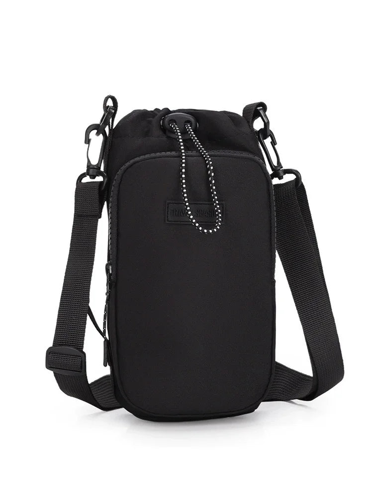 Insulated Water Bottle Crossbody Carrier Bag | Adjustable Strap