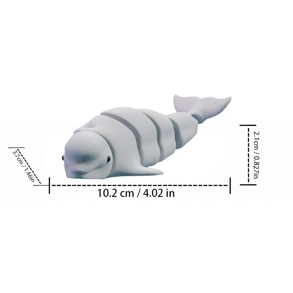 3D Printed Articulated Animal Figurine Poseable Fidget Toy Desk Decor & Stocking Stuffer Perfect Gift For Adults Kids, Boys Girl Peaceful Pleasures Health and Wellness 03
